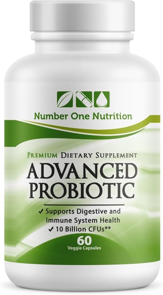 N1N Premium Probiotica voor mannen en vrouwen [11,5 miljard CFU] Lactobacillus Acidophilus Probiotic Supplement to Improve Digestie & Immunity, Plank Stable & No Koeling Required, 60 Caps