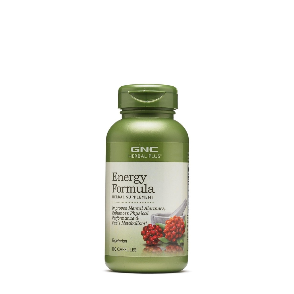GNC Herbal Plus energieformule (100 capsules)