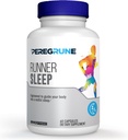 Slaapsupplement voor hardlopers met L-Theanine, GABA, Magnesium, Melatonine, en Nature's Herbs Rest, Herstel, en ontspannen 60 Capsules