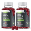 VITEEY Prebiotic Fiber Gummies voor volwassenen, 7g - Gut Health & Digestief Oplosbare vezel Supplement Gummies - Zero Sugar Added, Vegan, Gluten-Free - 180 Tel.