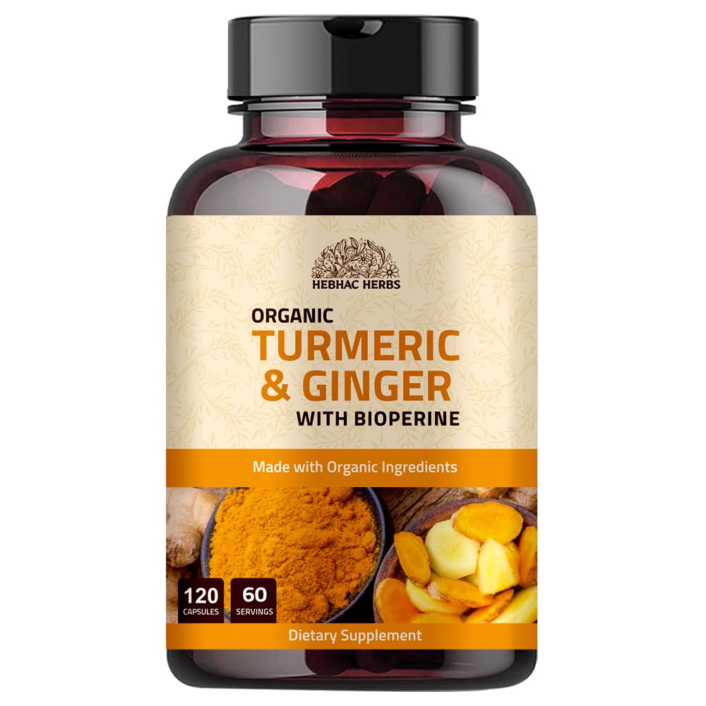 Kurkuma gember met zwarte peper & gember 1000 mg 120 capsules 