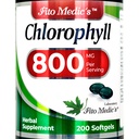 FITO MEDIC'S Lab - Chlorofyl - Pure - 800 mg per Serving- 200 Softgels - Chlorofyl Capsules -Detox Cleanse, Greens Supplements- Chlorofyl Pillen - Ultra hoge Absorptie.