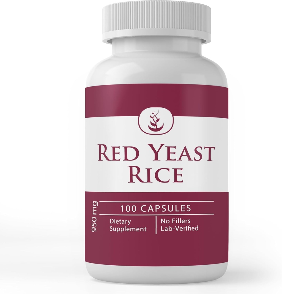 Pure originele ingrediënten Red Gist Rice Extract, (100 capsules) Altijd zuiver, Geen additieven of fillers, Lab geverifieerd (100 capsules)