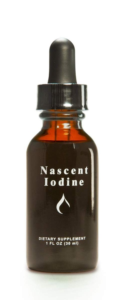 Envirodica Nascent Iodine Liquid Tinctuur Drops for Support and Detoxification of The Thyroid (1ounce)