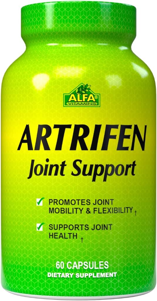 Artrifen 60 Capsules - Glucosamine - Chondroitin - Boswellia Extract - Gezamenlijke Gezondheid - Knieproblemen
