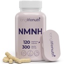 LongLifeNutri NMNH 300mg (Dihydronicotinamide Mononucleotide) - 120 Vegan Capsules, 2-maand supply, NMN Alternative, NAD Supplement for Energy & Longevity, Lab Tested, Made in USA