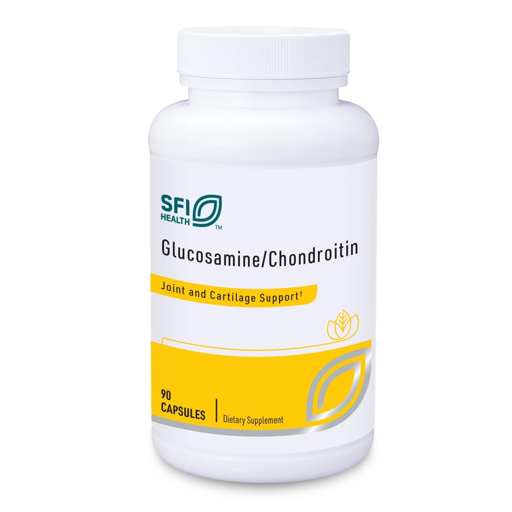 Klaire Labs SFI Health Glucosamine Chondroitin - Een populaire combinatie voor gezamenlijke ondersteuning, soja en zuivelvrij (90 capsules)