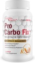 Pro Carbo Fix - Natural Gut & Carb Cleanse Supplement - Plant Formula w/Probiotica - Ondersteuning Digestieve gezondheid en gezondheid van het bloed - Help Flush Carbs & Toxins - Promote Regularity & Reduced Gut Bloat