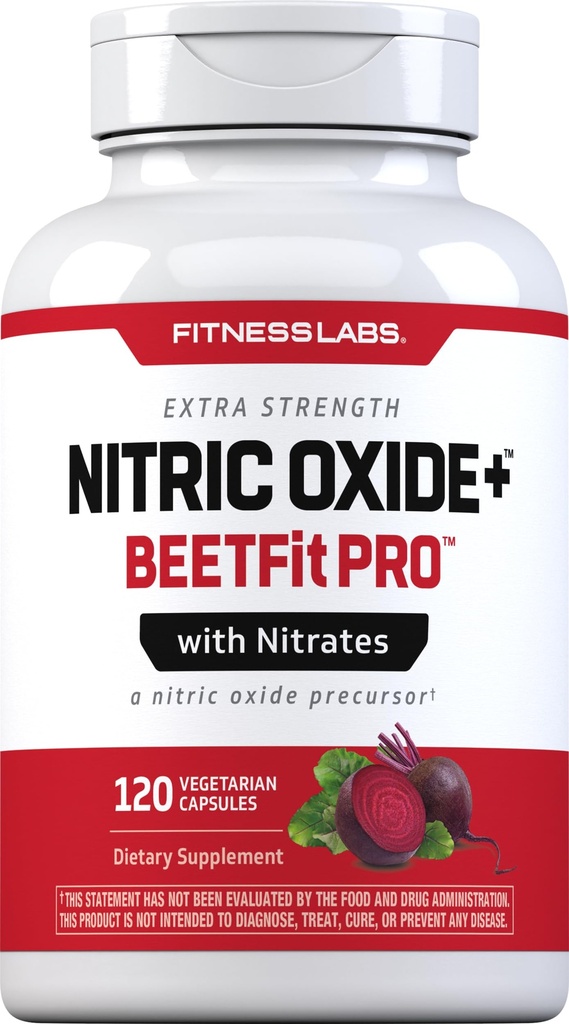 Fitness Labs Nitric › Beet Root Capsules met Nitles 120 Count 