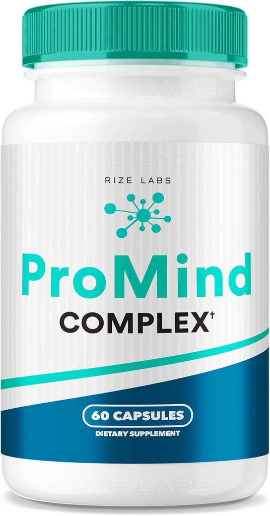 rize labs ProMind Complex Supplement,Organisch geheugen ondersteunende formule om het brein gebruikt om geheugen te versterken (60 capsules)