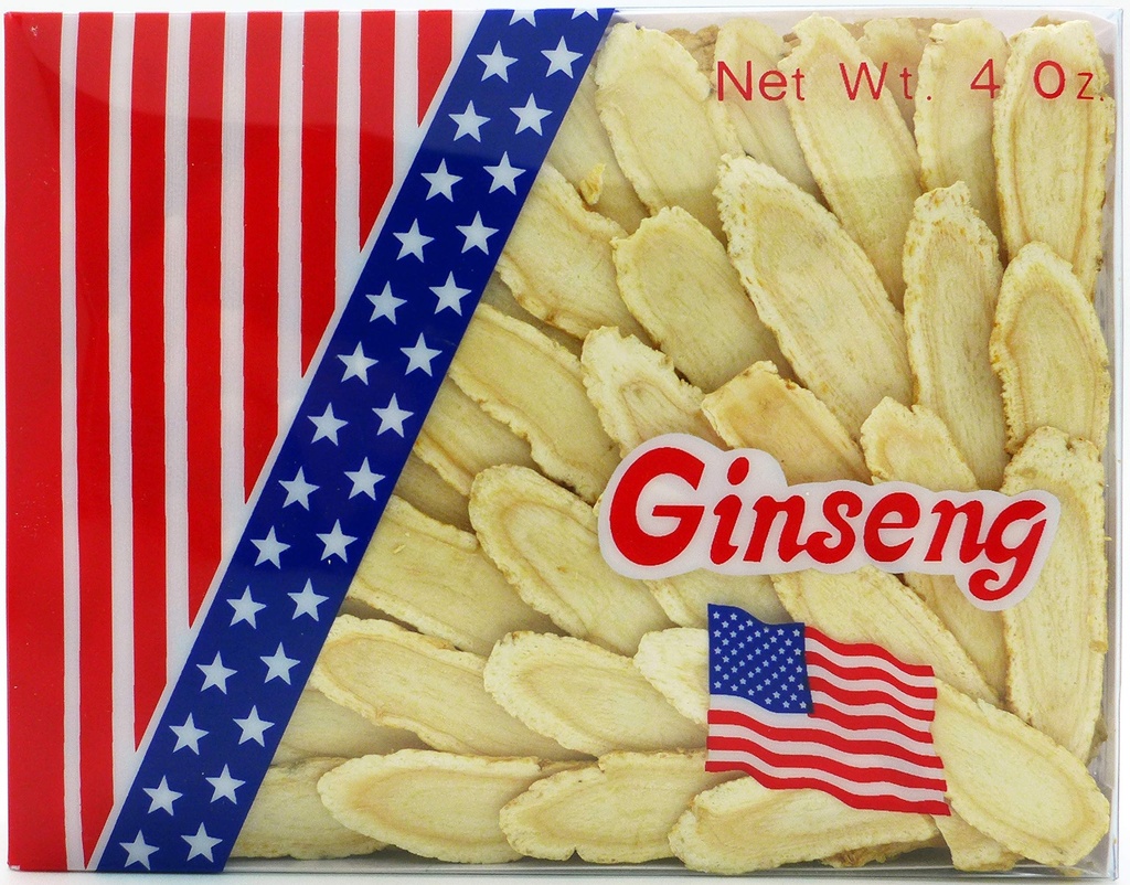 Ginseng américain de Green Bay du Wisconsin, grosse tranche, 4 oz/113 g, sans gluten et kéto