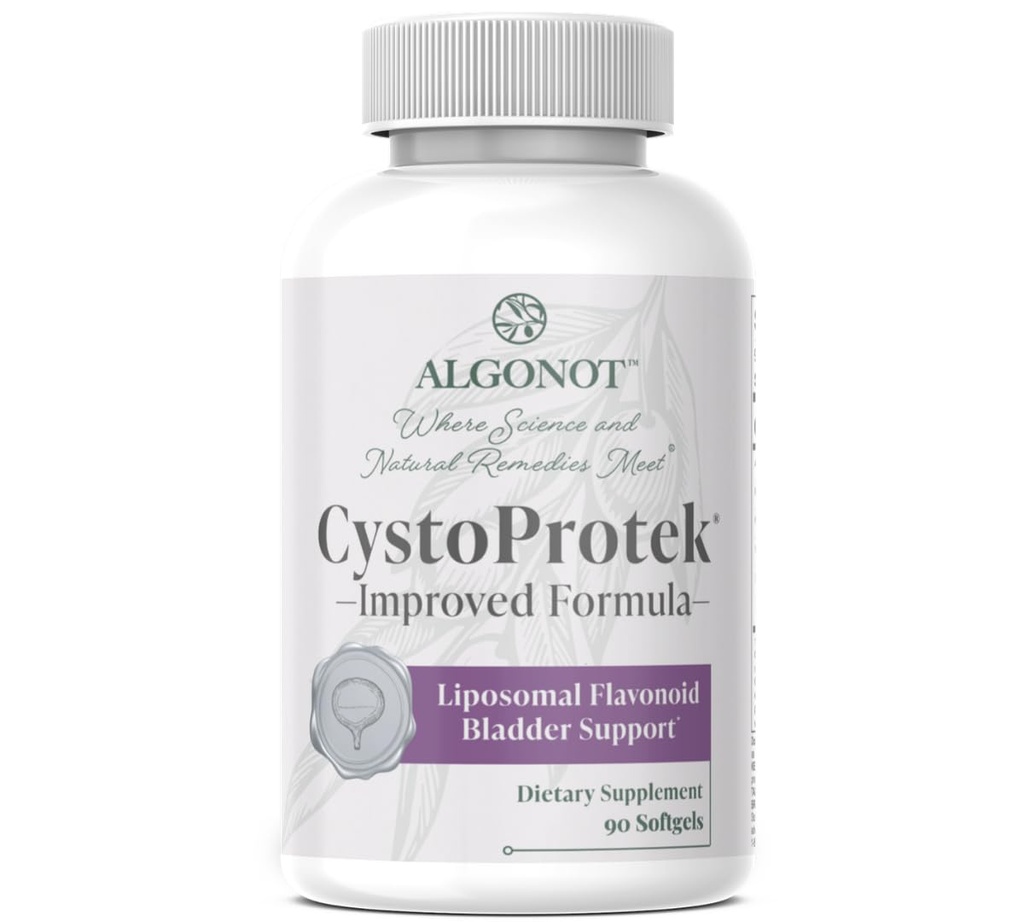 CystoProtek 1 Pack - Gepatenteerde formule bevordert de gezondheid van de blaas Met behulp van een exclusieve combinatie van hyaluronaat, chondroïtine en natuurlijke flavonoïden