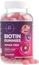 Vitamines capillaires Gummy avec Biotin 5000 mcg - Soutien de la croissance des cheveux avec Vitamines E & C pour les cheveux épais, plus forts et beaux - Peau de cheveux et ongles Vitamine pour les femmes, non-OGM, sans gluten - 120 Gummies