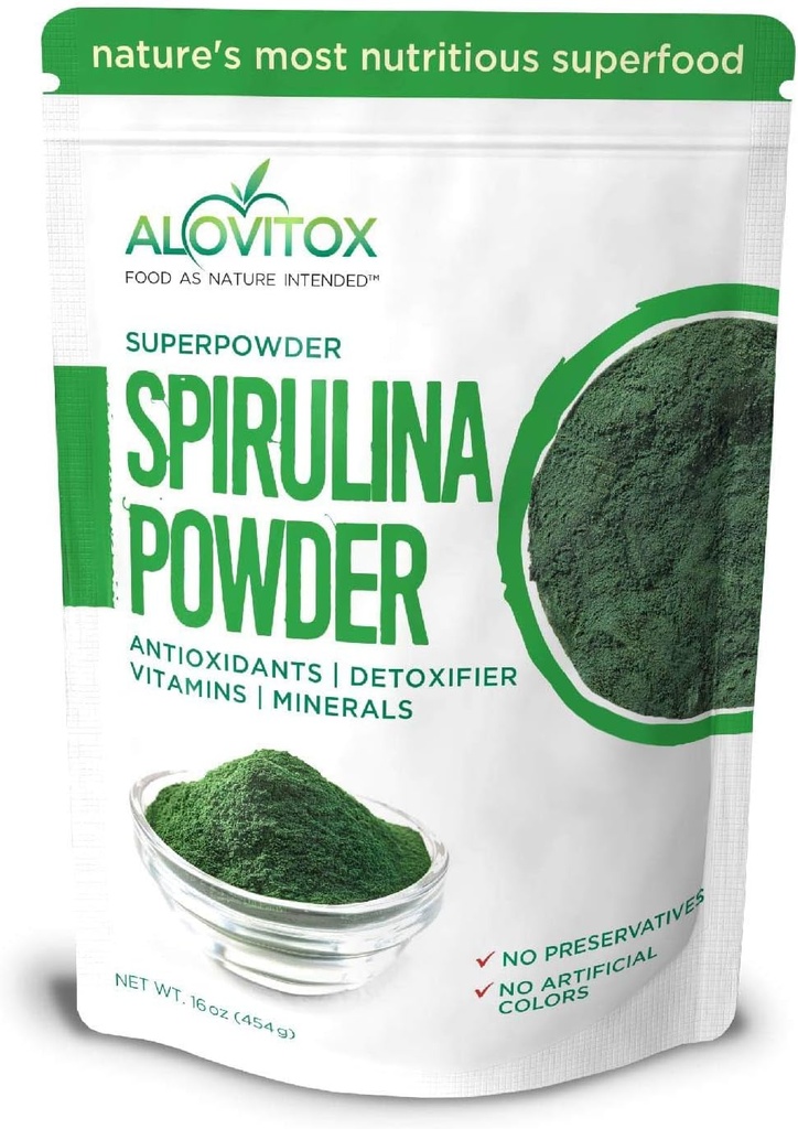 Alovitox Organische Spirulina Poeder 