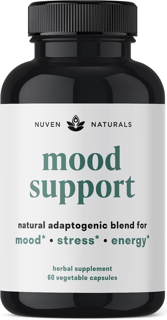 Supplément à base de plantes - Booster naturel adaptogène avec Ashwagandha et Rhodiola Rosea