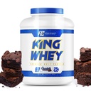Ronnie Coleman Série Signature Whey Concentrate + Isolate Protéine Poudre, Pré-entraînement Shake Mix pour le soutien musculaire maigre, faible supplément de sucre pour les femmes et les hommes, chocolat Brownie Flavor, 5 lbs