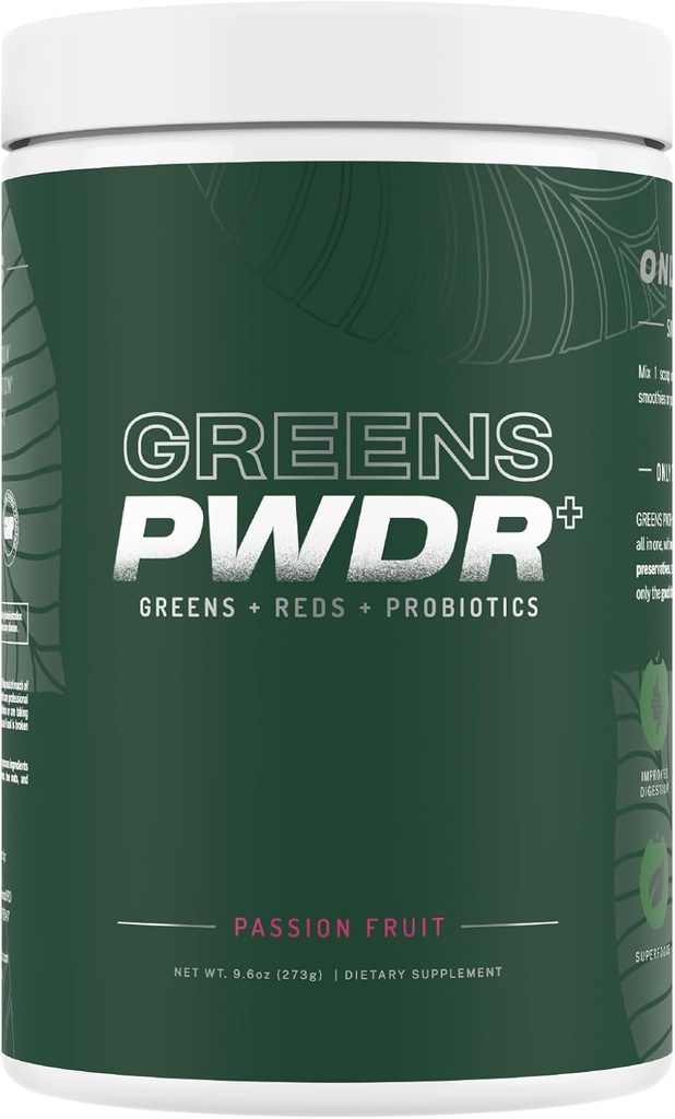 PWDRS Greens, Reds & Probiotics for Digestion, Energy & Immunity 