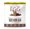 Designer Wellness, Designer Egg, Natural Egg Yolk & White Protein Powder, Keto and Paleo Friendly, Low Calorie, Less Fat and Cholesterol, Dutch Chocolate, 12,4 Ounce