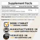 Nootropics Depot Tetrahydromagnoll Quick Evolution Tablets 20mg Magnolia officinalis 