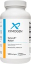 XYMOGEN SynovX Relief - Supplément de soutien conjoint avec Boswellia Serrata Extract + Turmeric - Suppléments de soulagement musculaire et articulaire - Vegan, sans gluten et non OGM (120 Softgels)