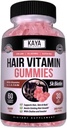 Kaya Naturals Hair Growth Gummies - Biotin 5000mcg Vitaminen voor gezond haar, huid en nagels - Beauty Supplement voor vrouwen of mannen - 60 Tel - Blueberry Flavor