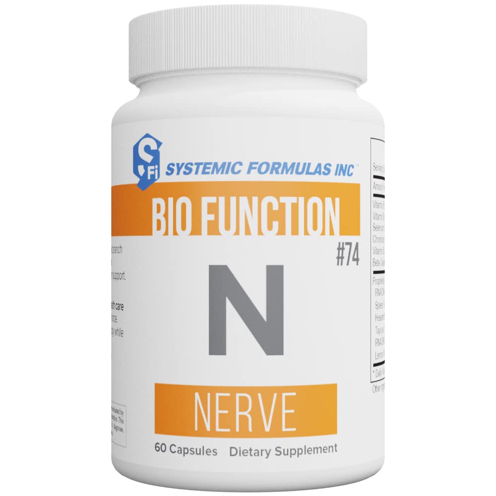 Systemische Formules Zenuw - 60 Capsules Bio Functie #74. Zenuwstelselondersteuning Supplement.