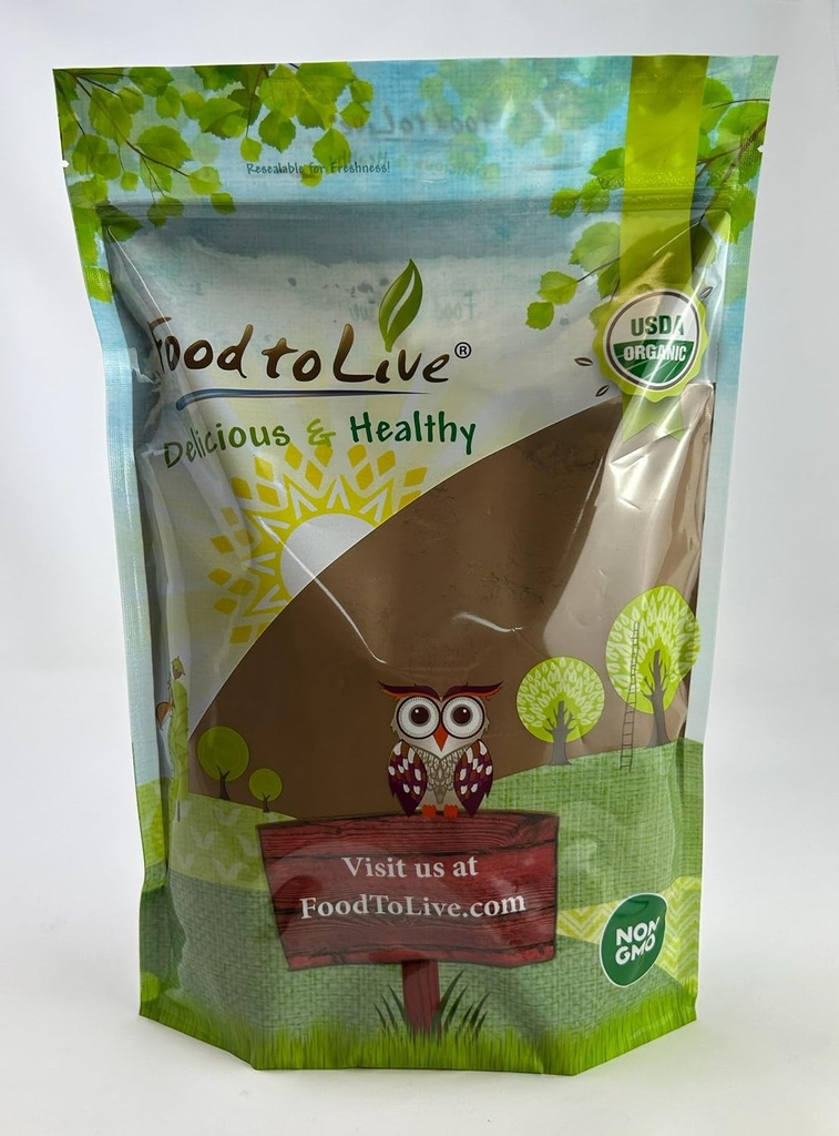 Eten om te leven Biologische Chaga Paddenstoel Poeder, 2,5 pond . Alle natuurlijke Vegan Superfood voor Immuniteit en Holistische Wellness. Rijk aan antioxidanten en Nutrient-Packed. Niet-GMO. 100% puur. Kosjer