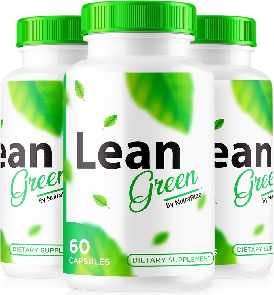 (3 Pack) Lean Green Capsules - Supporte naturellement le mode de vie actif et la condition physique, les pilules kéto Premium pour l'énergie durable et la santé, Formule verte Lean, LeanGreen Official Review (180 Capsules)