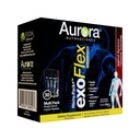 Aurora Nutrascience Micro-Pack Liposomale exoFlex+ met vitamine C, ondersteunt Joint Flexibiliteit & functie, BiovaFlex Eggshell Membrane, Curcumin & Boswellia, Strwaberry Flavor, 30 Single-Serve Packets