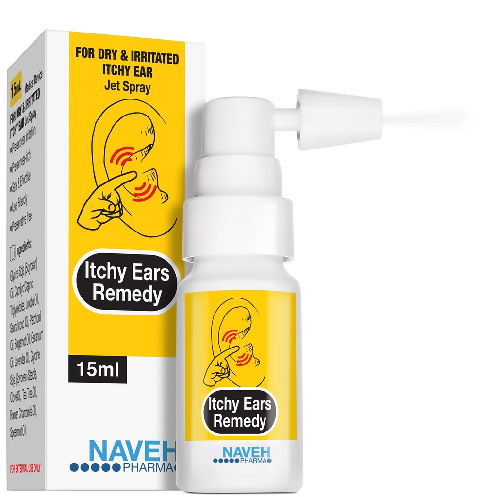 Naveh Jersey Ears Remedy Ear Cleaning and Itch Release 