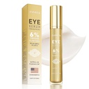 6% Cafeïneoogcrème voor Puffy Eyes & Dark Circles, Eye Serum met 1% Retinol voor rimpels Tassen onder de ogen Anti-aging