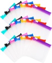 Pochettes à pilules 21PCS, voyage de l'organisateur de pilules, sacs à pilules transparents, sacs à pilules en plastique avec serrure à glissière pour le stockage des petits articles en médecine (classique)