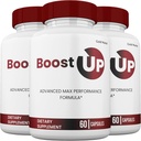 Boost Up Capsules, Boost Up Pillen, Alle Natuurlijke Supplement, BoostUp Maximale sterkte Pastilla's 60 capsules per fles (3 verpakkingen)