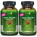Irwin Naturals Power to Sleep PM - 120 Liquid Soft-Gels, Pack of 2 - with Melatonine, GABA, Ashwagandha, Valerian Root & L-Theanine - 120 Total Servings