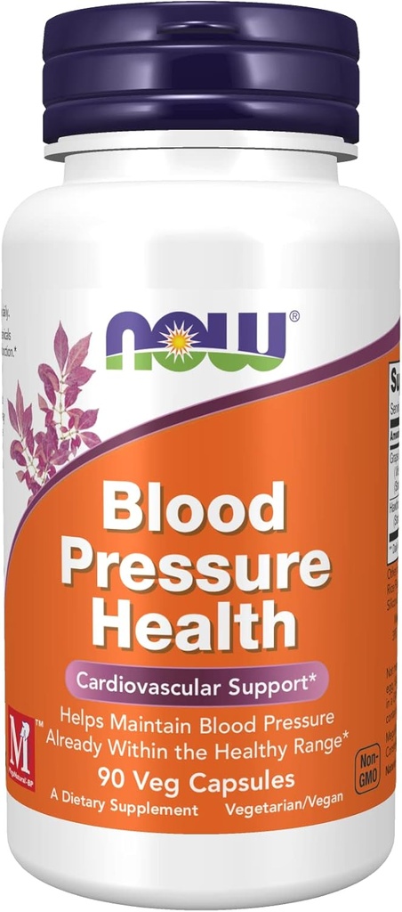 Nu Foods Bloeddruk Gezondheid 90 Vcaps, 2 Pack