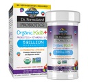 Tuin van het leven Dr. Geformuleerde Probiotica Biologische Kids+ plus Vitamine C & D - Berry Cherry - Gluten, Zuivel en Soja Vrij Immune & Digestief Health Supplement, Geen toegevoegde suiker, 30 Kauwtabletten (Shelf Stable)