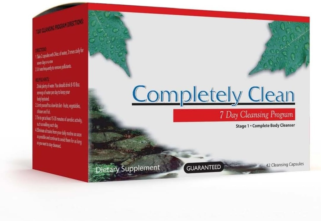 Wellgenix Omni Complete Clean - 7 Day Toxin Cleanse - Complete body ontgiftende ondersteuning Pillen - Flush Out Toxins & Waste -42 Capsules