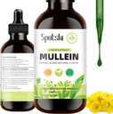 Mullein Drops for Longs - Long Detox for Respiratory System, Natural Sleep Aid & Immune Support, Tinctuur Drops Non-GMO, Vegetarisch 1 maand aanbod
