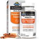 Garden of Life Dr. Formulated Multi+ Metabolisme Support - Gefermenteerde Liposomale Multivitamine + Chromax, Capsimax, Berberine & Probiotica - 30 capsules