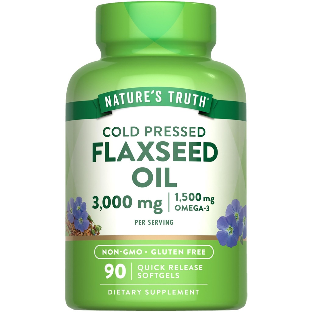 De waarheid van de natuur Vlaszaadolie Softgels 90 Telling 