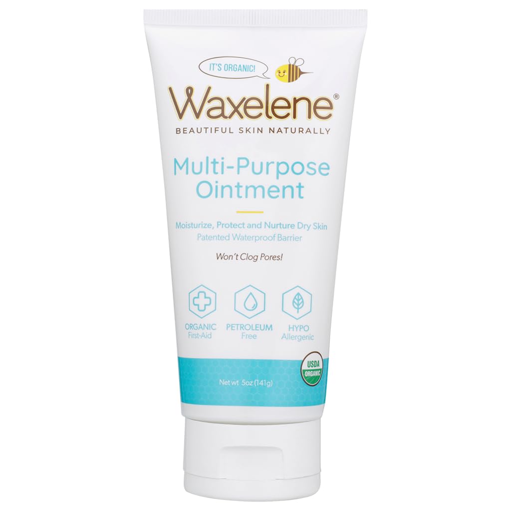 Waxelene Multifunctionele Zalf Grote Tube, Biologische Aerated Balm de Petroleum Jelly Alternatief Verzachtende Botanische Eczema Droge huid Moisturizer