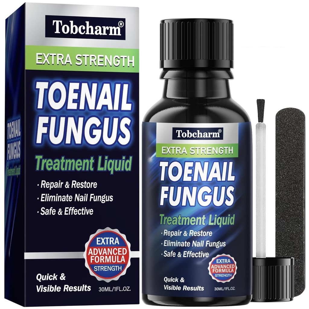Tobcharm Teenail Schimmel Behandeling Extra sterkte, Nail Schimmel Behandeling voor Teenail, Schimmel Nagel Behandeling, Nail Schimmel Behandeling voor Vingernagels (1oz)