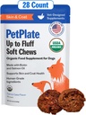 PetPlate jusqu'à rinçage doux pour chiens, soutien de la peau et du manteau, supplément biologique de l'USDA, sans grains, grade humaine, comprend huile de saumon et biotine, aliments pour animaux (paquet de 1, 9,8 once)