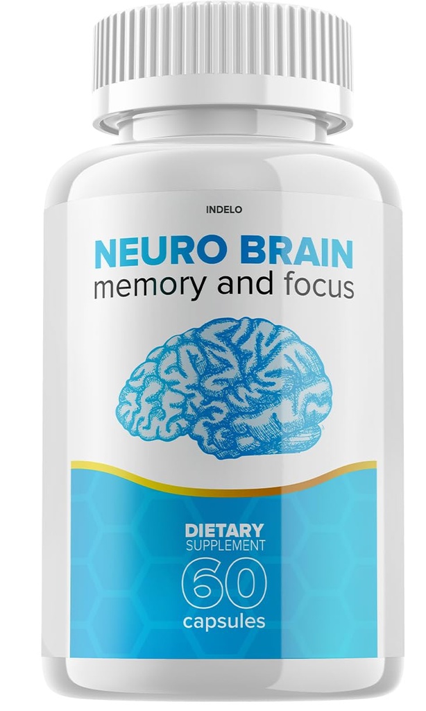 Neuro Brain and Focus Supplement, Neuro Brain Memory Focus and Cognitive Support, Neuro Brain Pillen Nootropic, NeuroBrain to Boost Memory, Neuro Brain Vitamin Reviews (60 capsules)