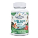 Nordic Naturals Kids Calm Gummies - Pastèque fraise - 60 Gummies - Supplément Magnésium L-Theanine - Calme pour les enfants - Soutien à la relaxation - Jusqu'à 60 portions