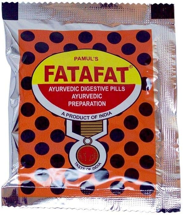 Fatafat Ayurvedische spijsvertering pillen (10x Packs x 13g Each) door Indian Fancy