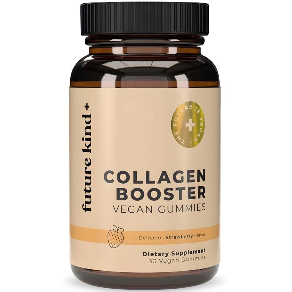 Future Kind Vegan Biotin Gummies (60ct) - Biotin vitamines voor haar huid en nagels met VIT A, C, & E - Vegan Hair Skin and Nails Vitaminen voor vrouwen en mannen - Orange Flavored Biotin Haargroei Vitaminen