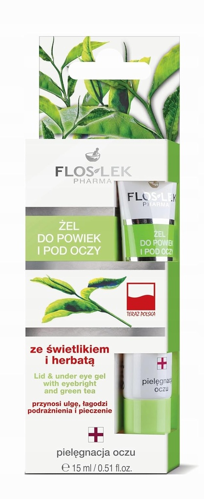 Lid & Under Eye Gel met Eyebright en groene thee 15 ml