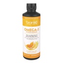 BRAINMD Dr Amen Omega-3 Power Squeeze, Citrus Blast - 16,8 oz - Soutient la santé cardiovasculaire, cérébrale et immunitaire - Sans gluten - 30 portions