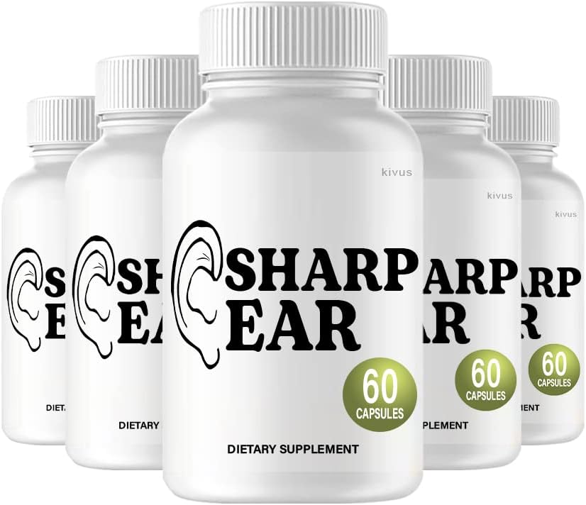 (5 verpakkingen) Sharp Ear - Sharp Ear Advanced Tinnitus Support Supplement (300 capsules)